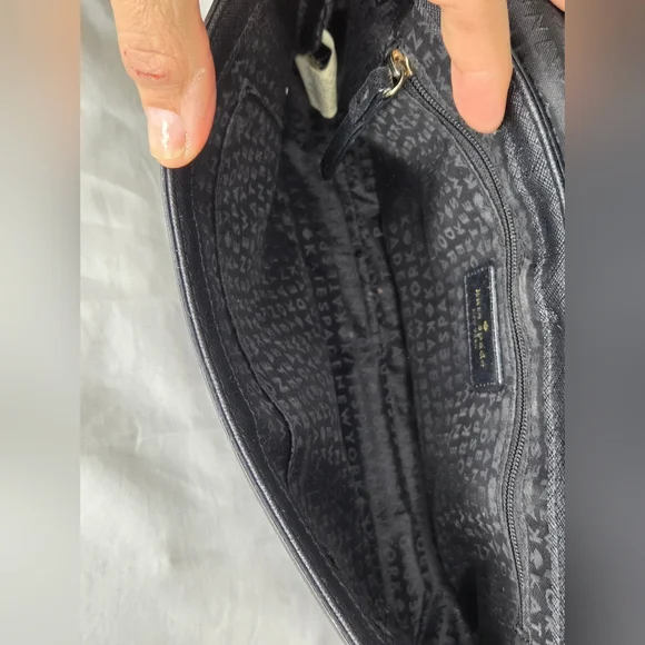 Kate Spade New York Black Shoulder Bag with Gold Chain – - Picture 10 of 15